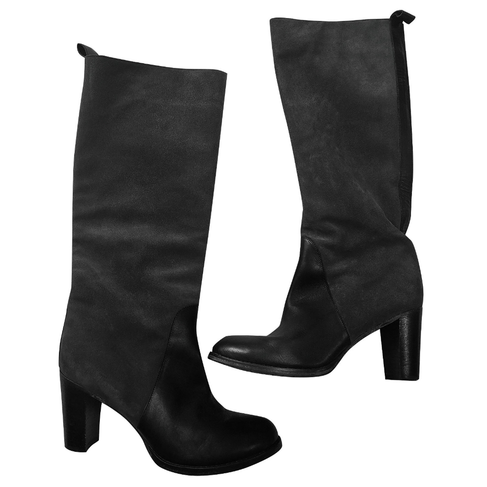 L'Autre Chose gray suede boots size 40 (US 10)